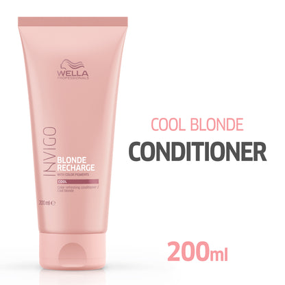 Wella INVIGO Blonde Recharge Cool Blonde Color Refreshing Conditioner 200ml